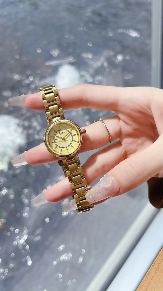 Scottie Luxury Gold Link Bracelet Watch (18k Gold Plated)