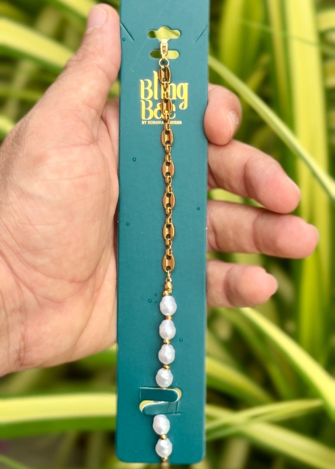 Pearl Link Chain Bracelet 🤍✨
