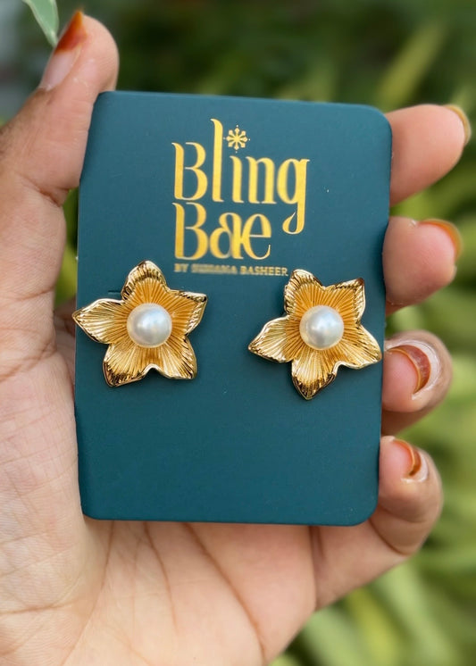 Pearl Blossom Studs