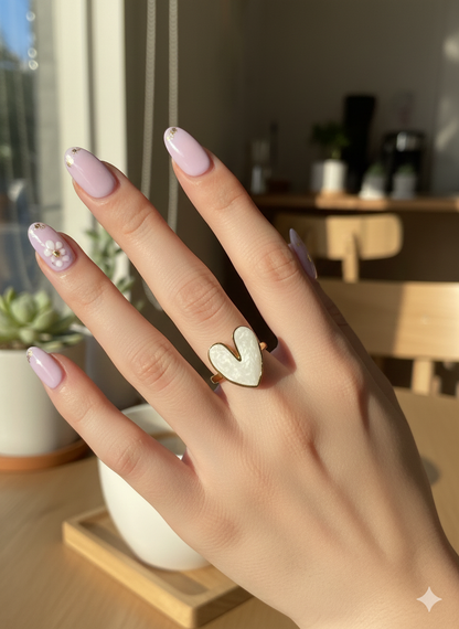 Love Potion Rings White (Adjustable)