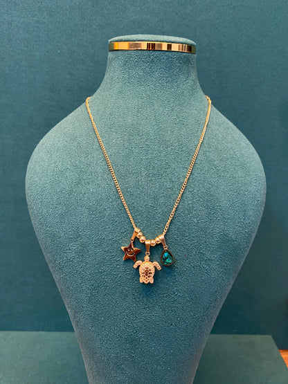 Lucky Charm Drop Necklace