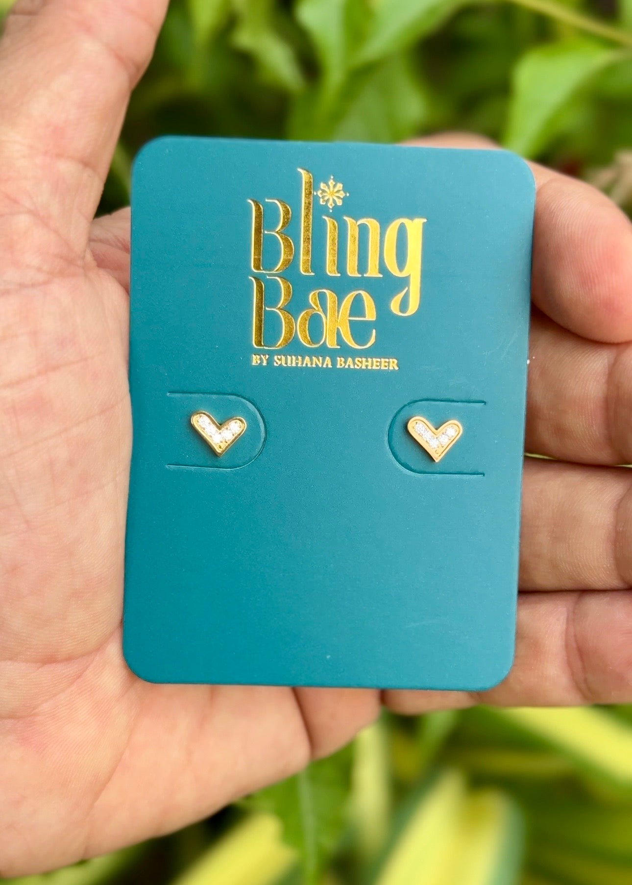 Luxe Outline Heart Mini Studs ✨ (316L Grade)