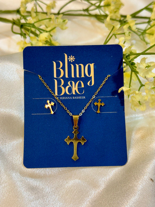 Cross Jewelry Set