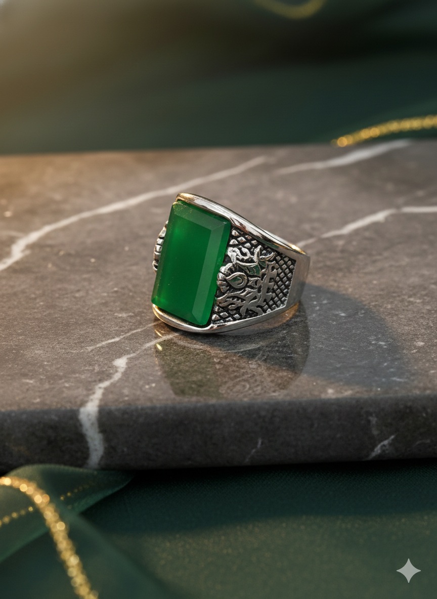 Jade Dragon’s Hoard Rings