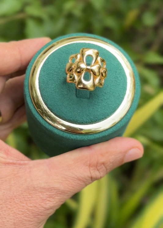 Royal Bloom Statement Rings (Adjustable)