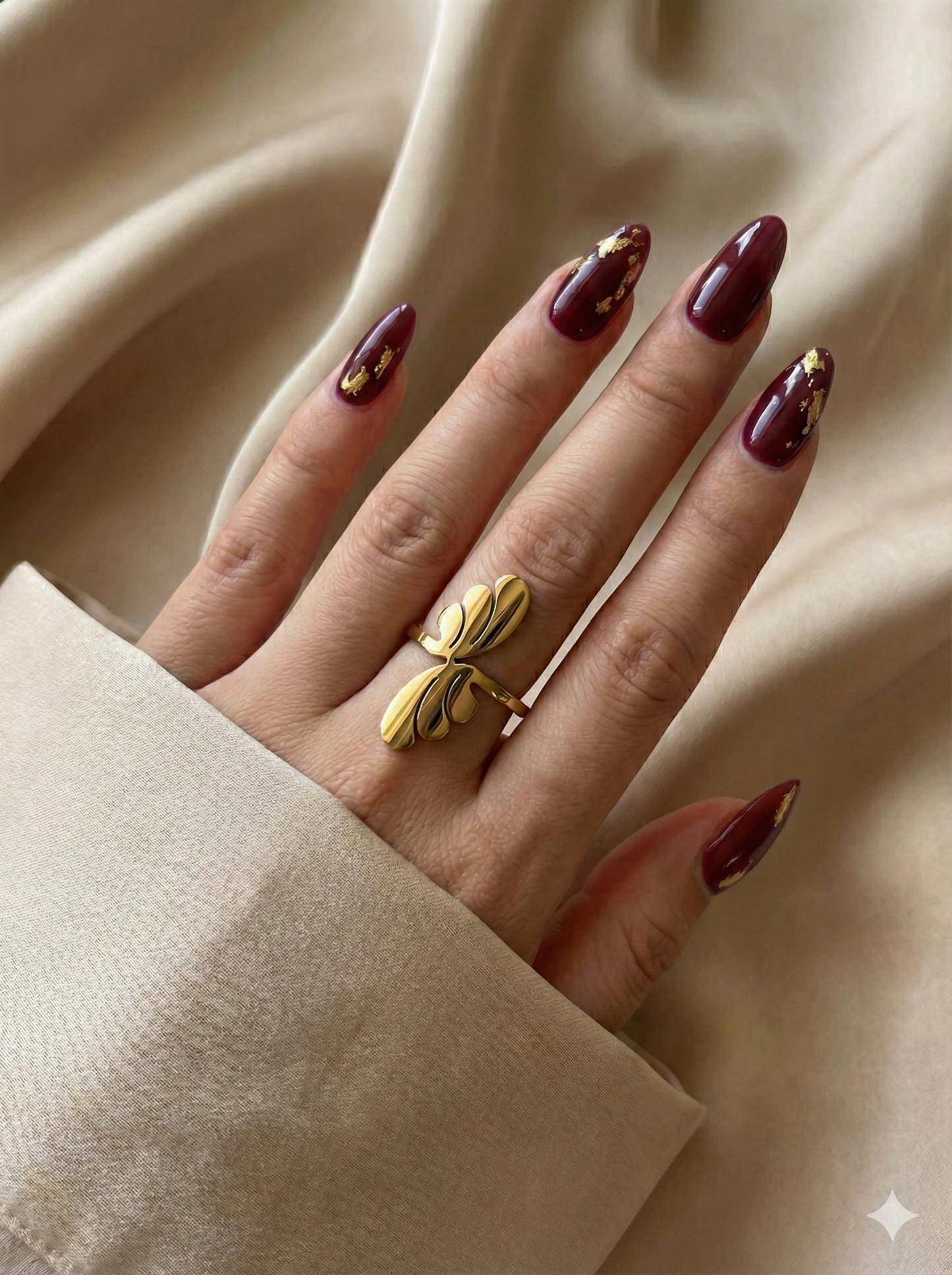 The Gilded Butterfly Wrap Rings