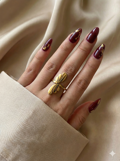 The Gilded Butterfly Wrap Rings