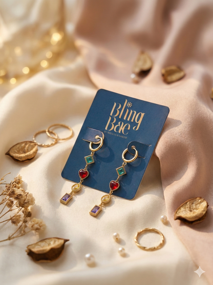 Amora Cascade Drops Earrings