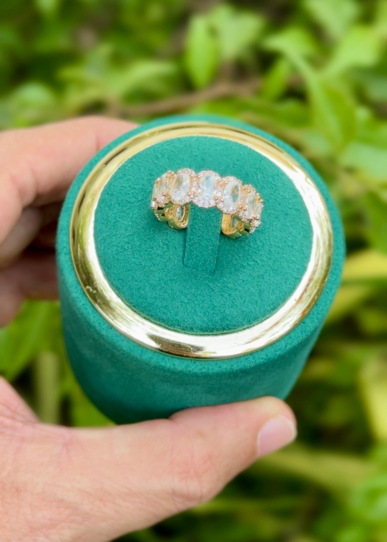 Crystal Crown Elegance Rings (Adjustable)