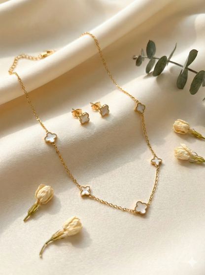 Glow & Luck Necklace & Earrings Set