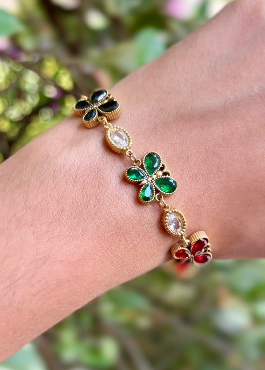 Royal Bloom Gem Bracelets 🌺✨