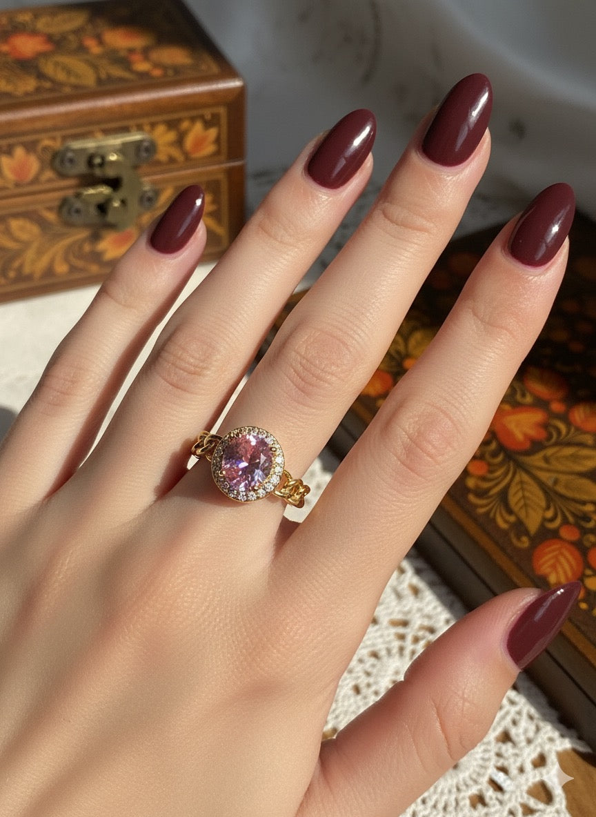 The Roseate Knot Ring (Adjustable)