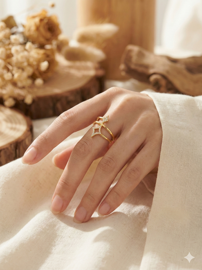 Heavenly Spark Rings