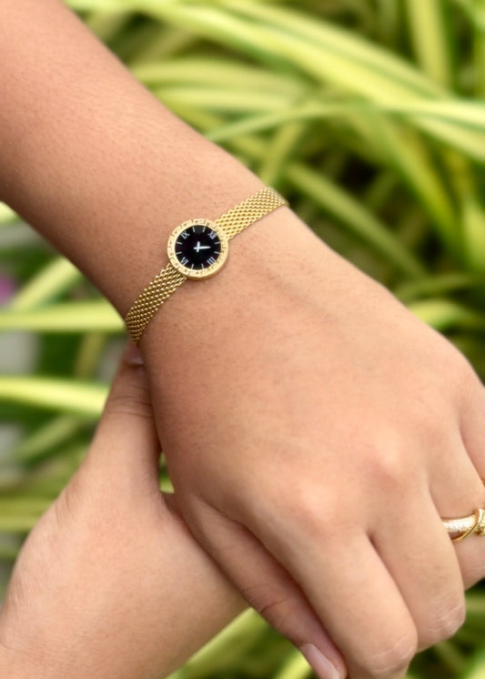 Minimal Luxe Round Mesh Bracelet ✨