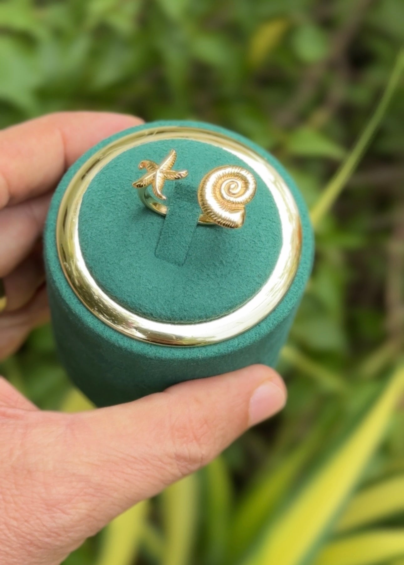 Ocean Whisper Duo Rings (Adjustable)