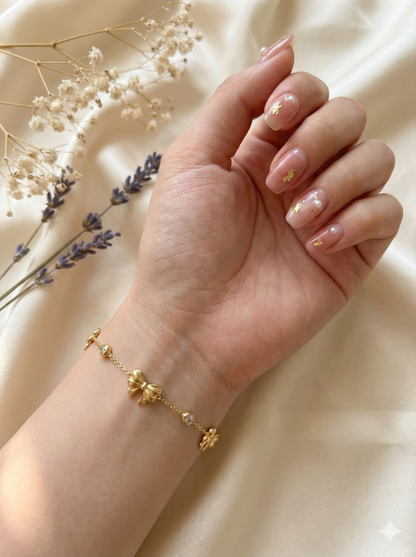 Golden Knot & Gem Bracelets