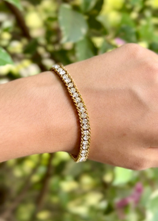 Crystal Glow Tennis Bracelets 🤍✨