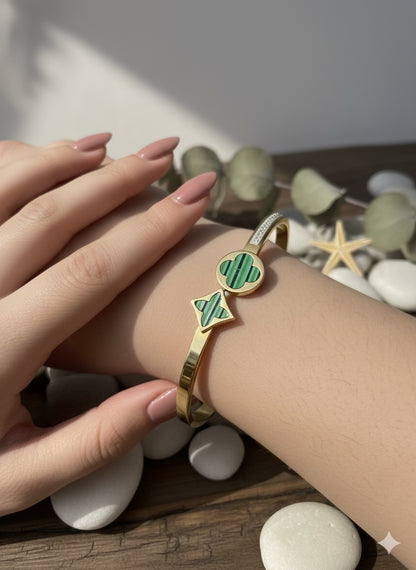 Luck's Embrace Cuff Bangle