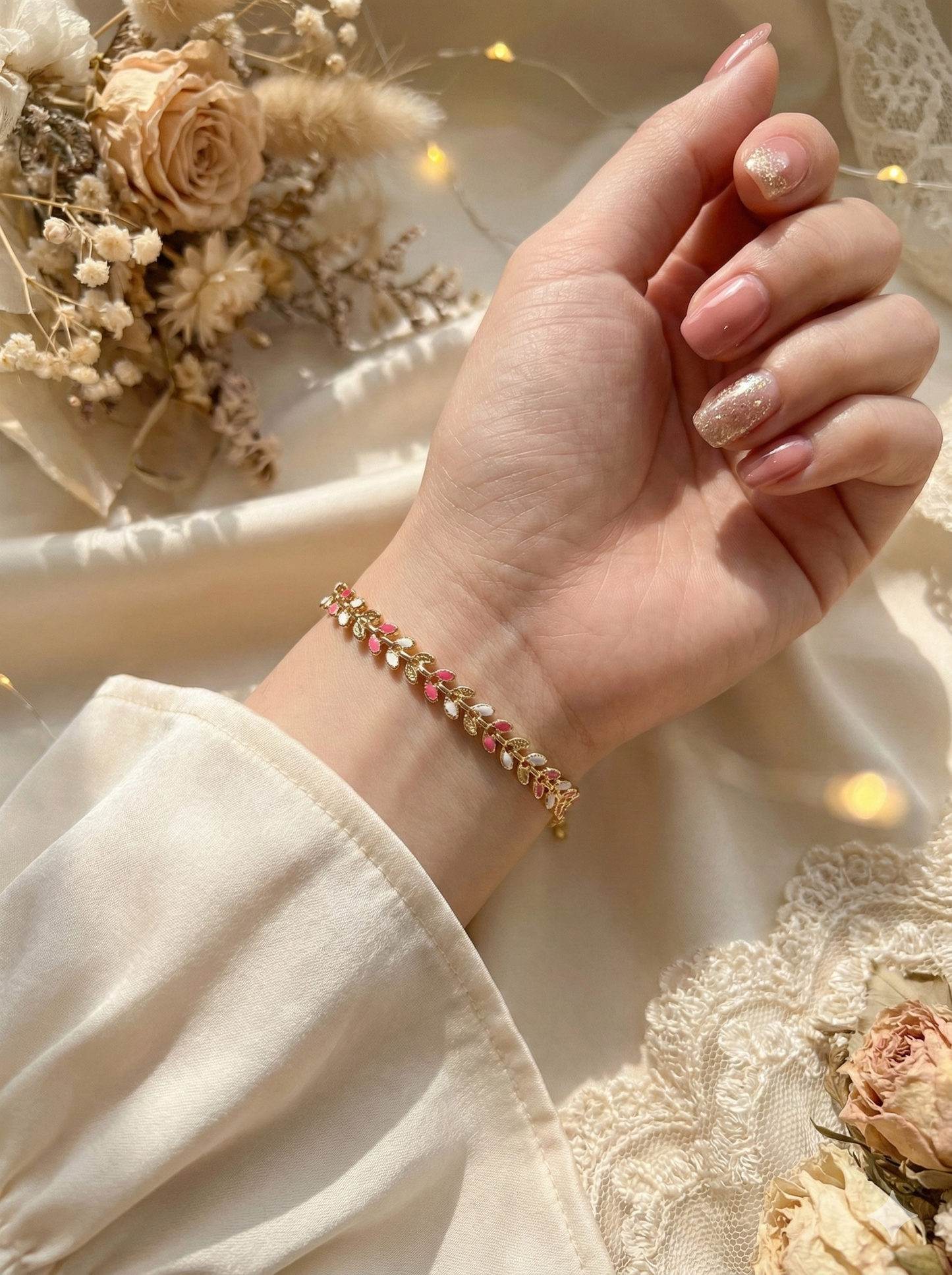 Blushing Flora Bracelets