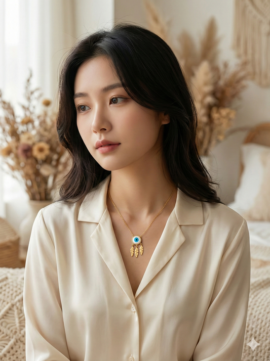 Mystic Eye Dreamcatcher Necklace