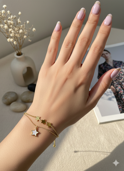 Stellar Glow Anklet/Bracelet (Single Piece)