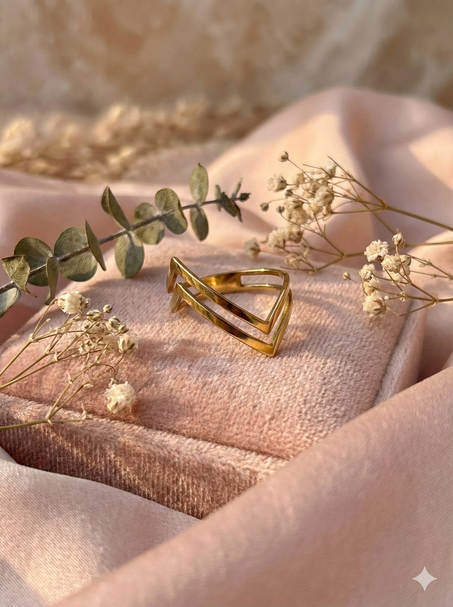 The Double Chevron Rings