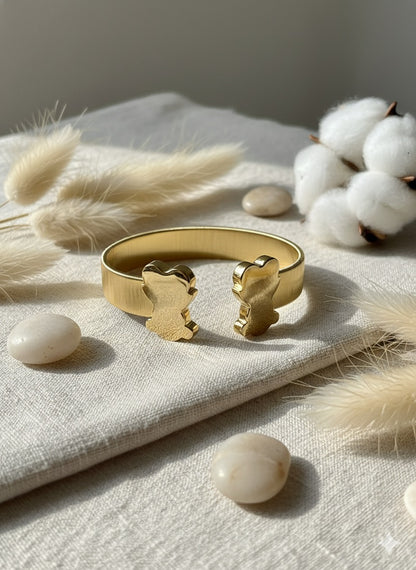 Golden Embrace Cuff Bangle