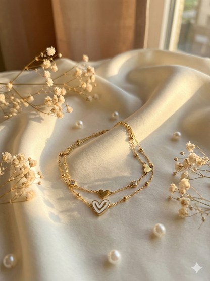 Heartfelt Glow Anklet/Bracelet (Single Piece)