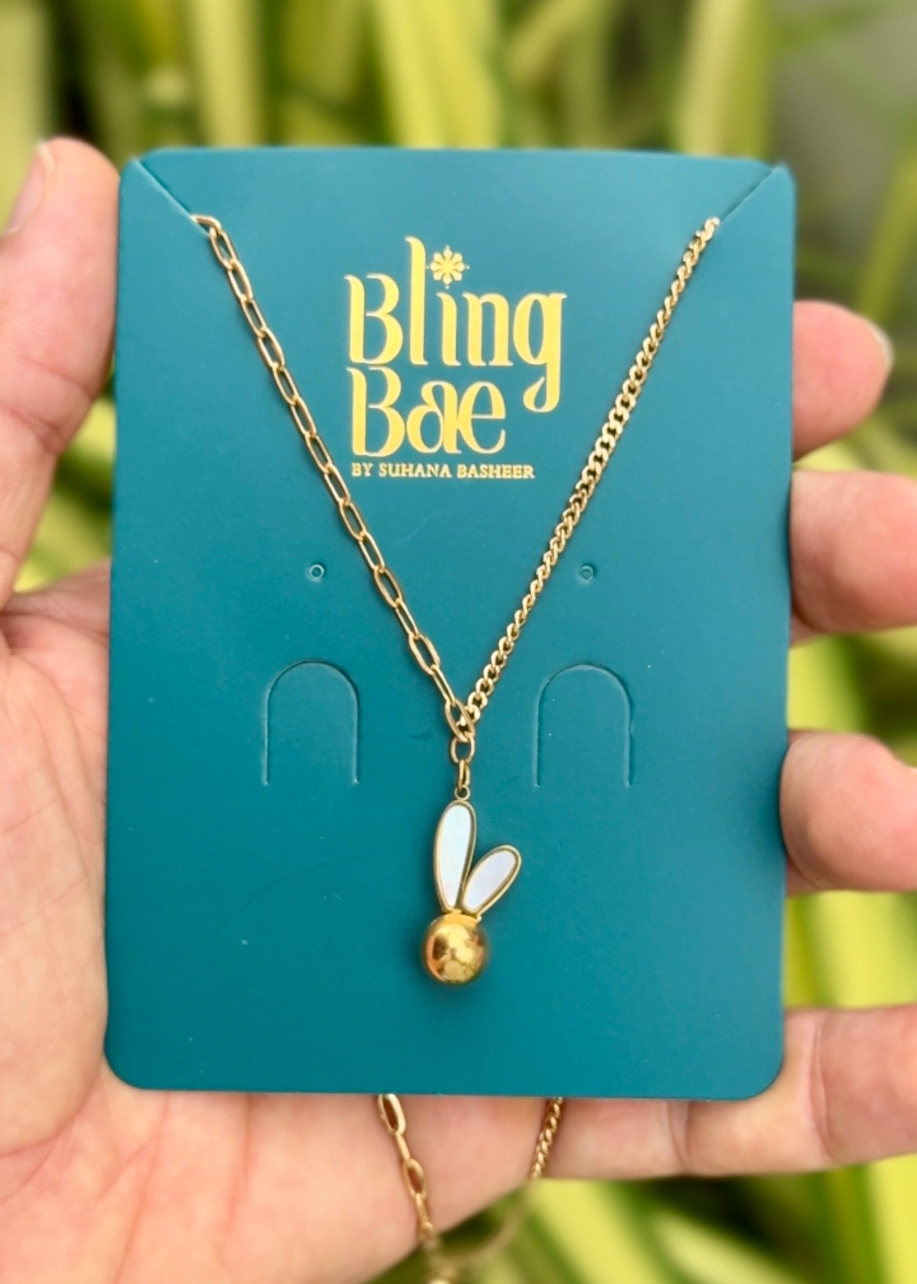 Bunny Charm Link Necklace ✨ (316L Grade)