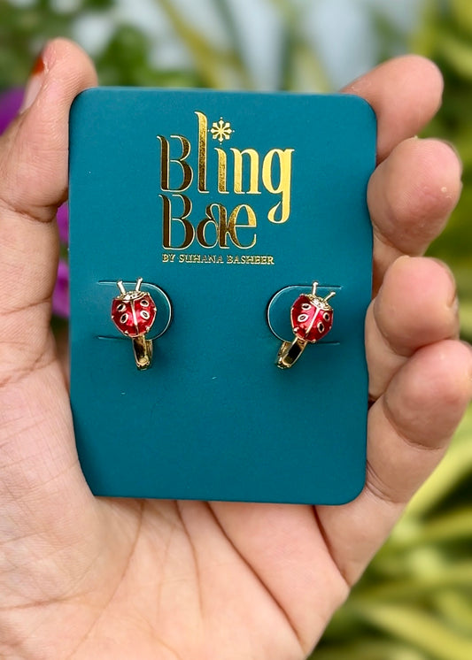 Cute Ladybug Studs