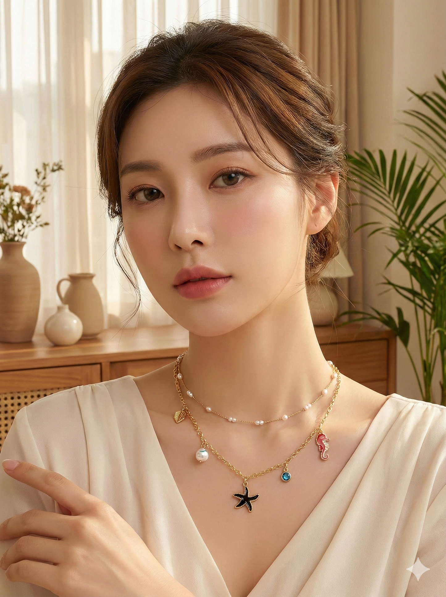 Ocean Muse Layered Necklace