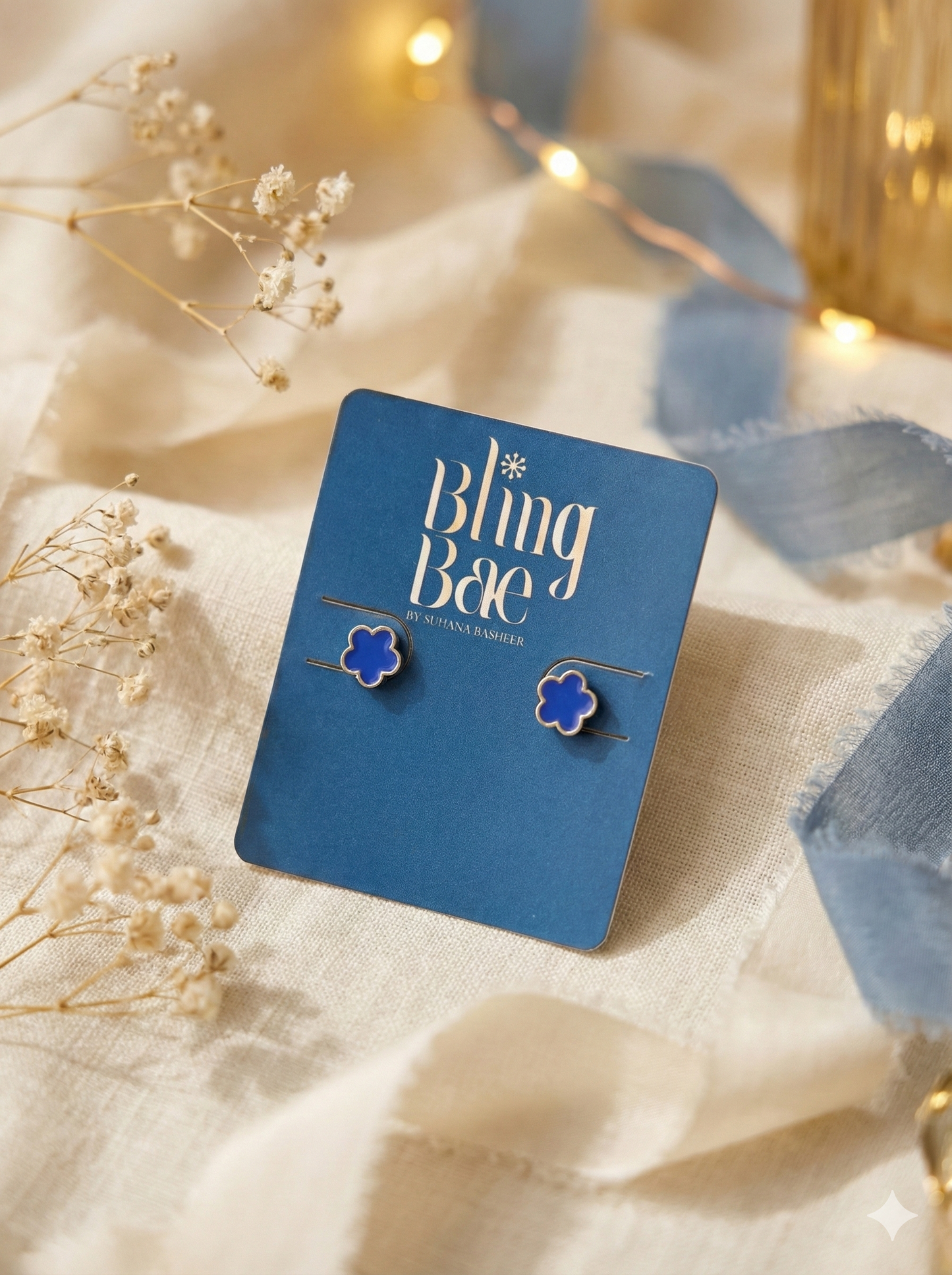 Azure Bloom Studs