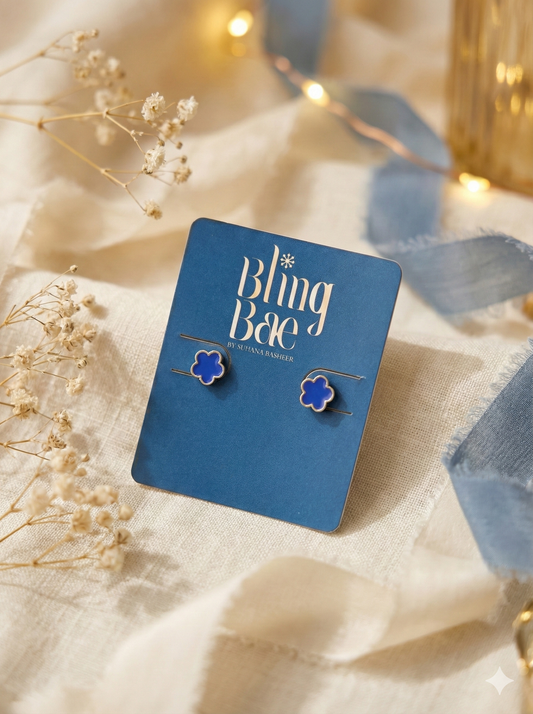 Azure Bloom Studs
