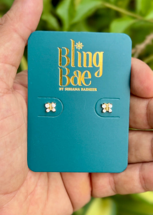 Butterfly Spark Mini Studs ✨ (316L Grade)