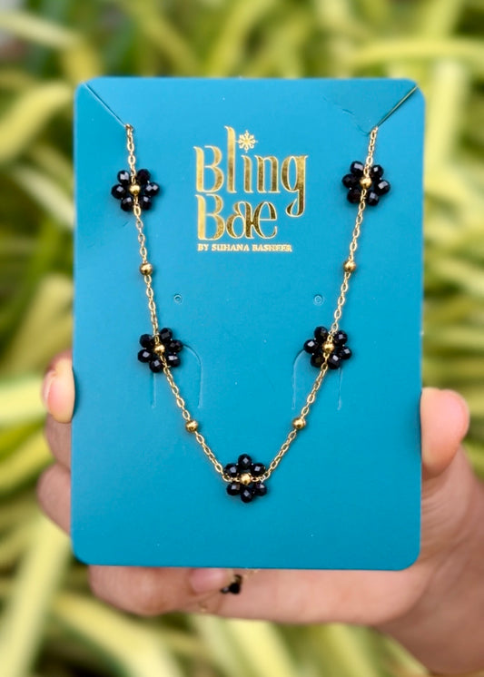 Midnight Bloom Necklace ✨