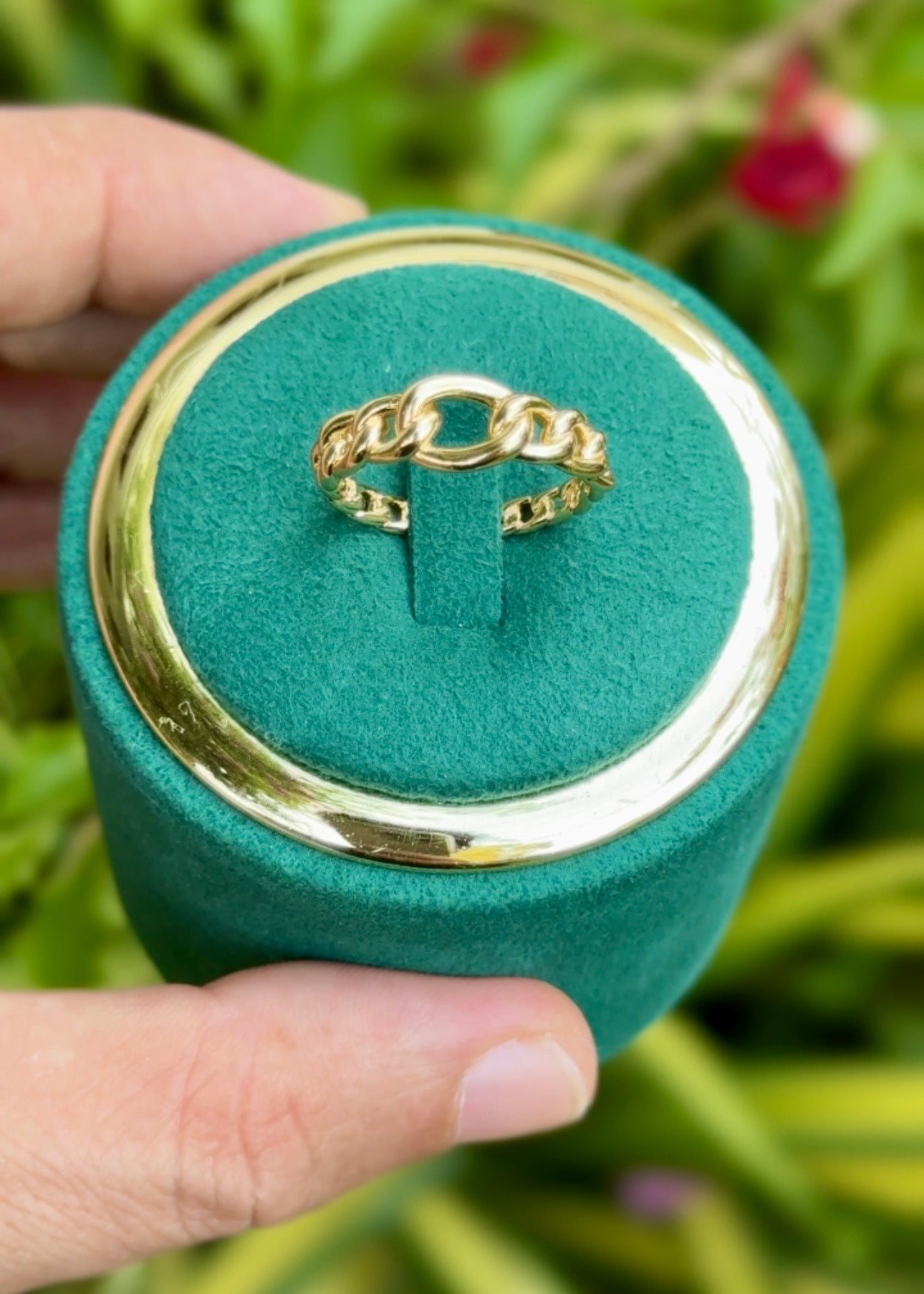 Classic Chain Link Rings (Adjustable)