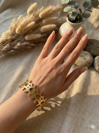 Solara Thorn Cuff Bangle