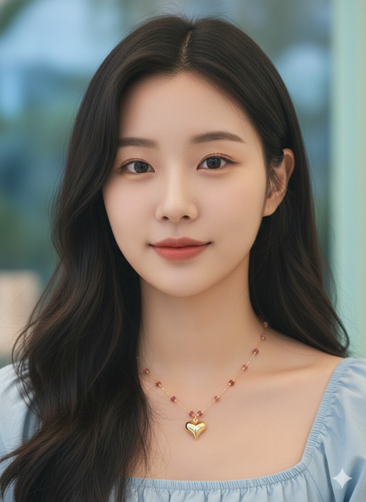 Blush & Gold Necklace