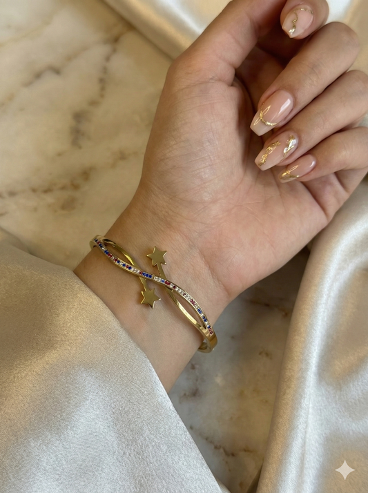 Stella Spark Cuff Bangle