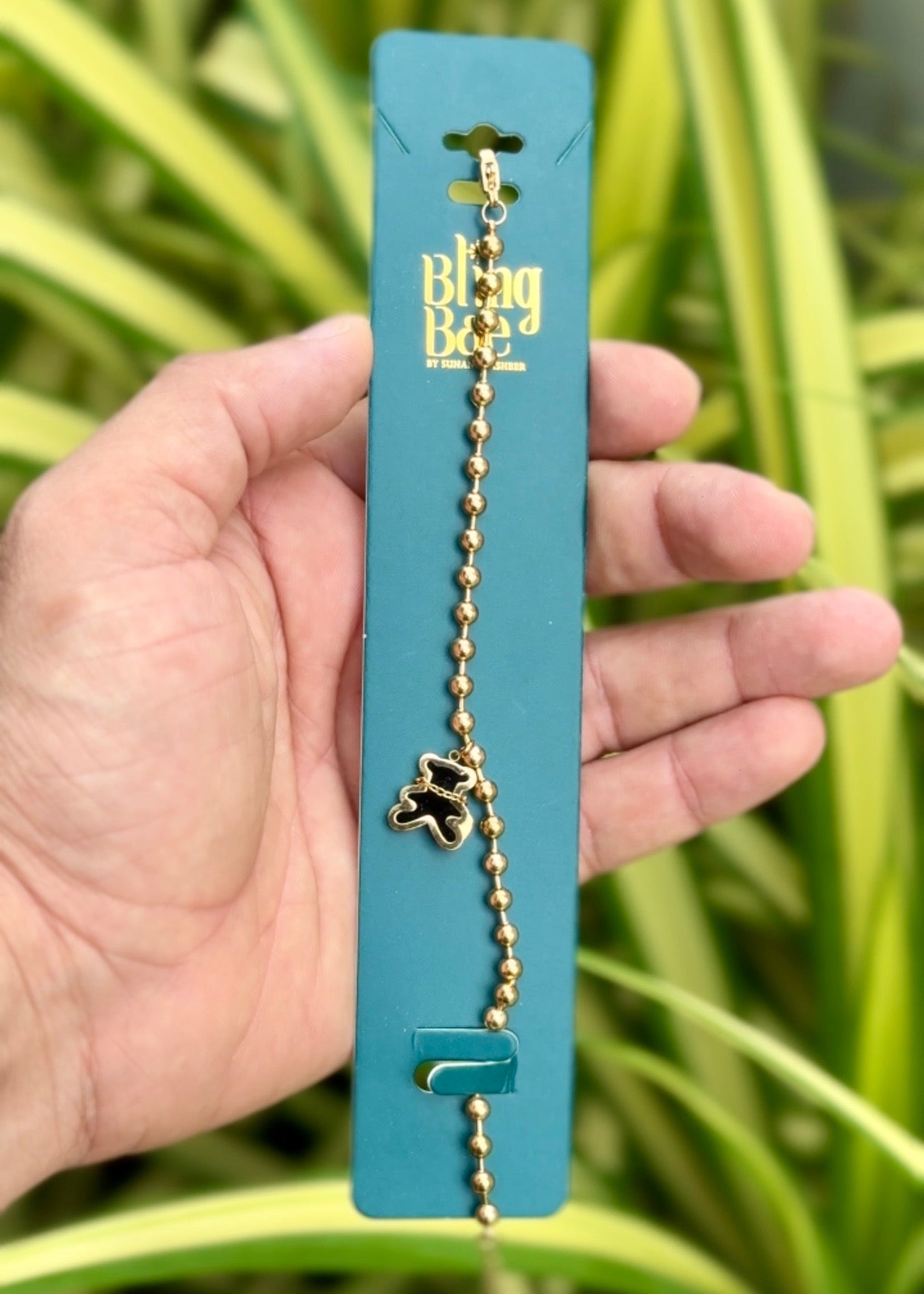 Teddy Charm Bead Bracelet 🧸✨