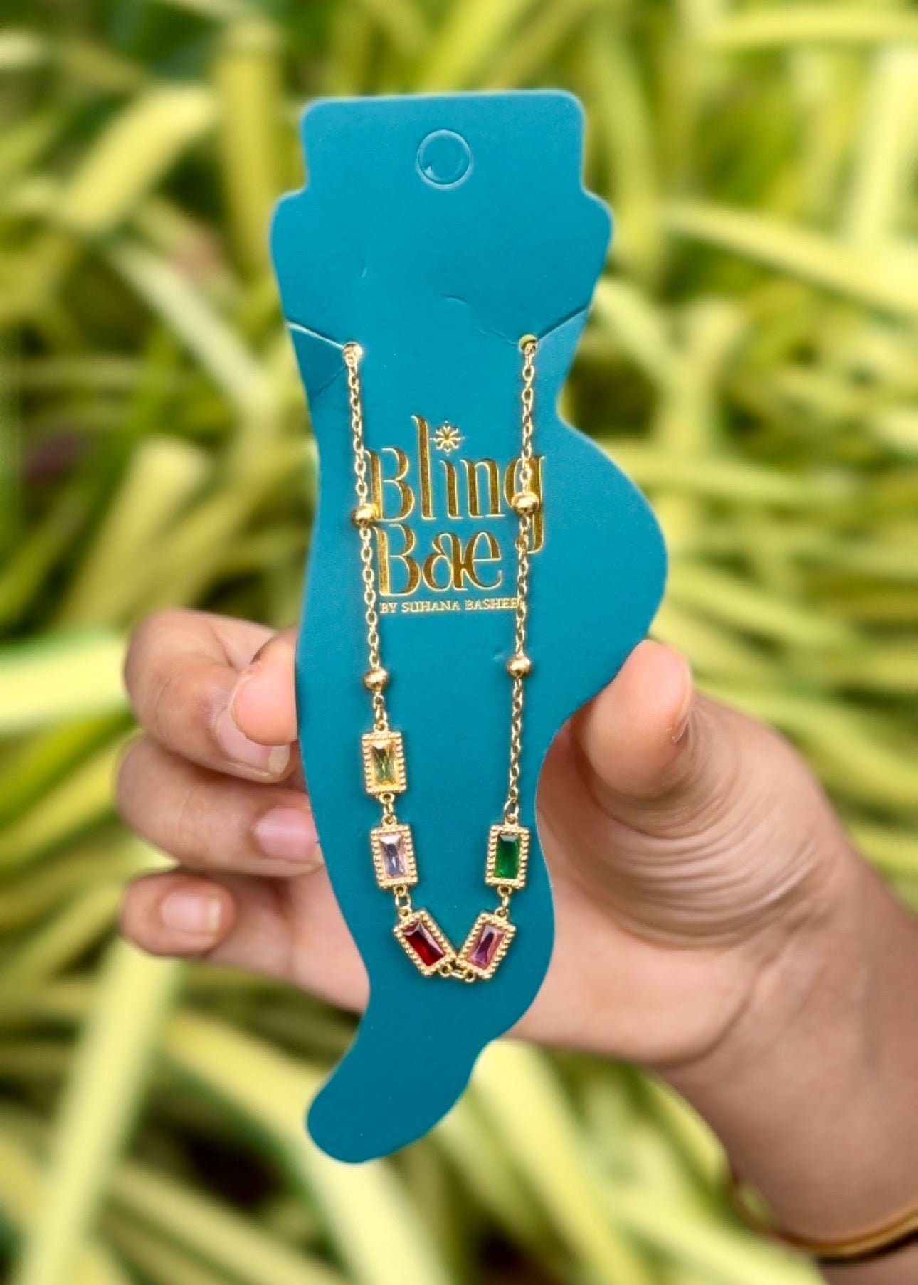 Royal Prism Charm Anklets ✨