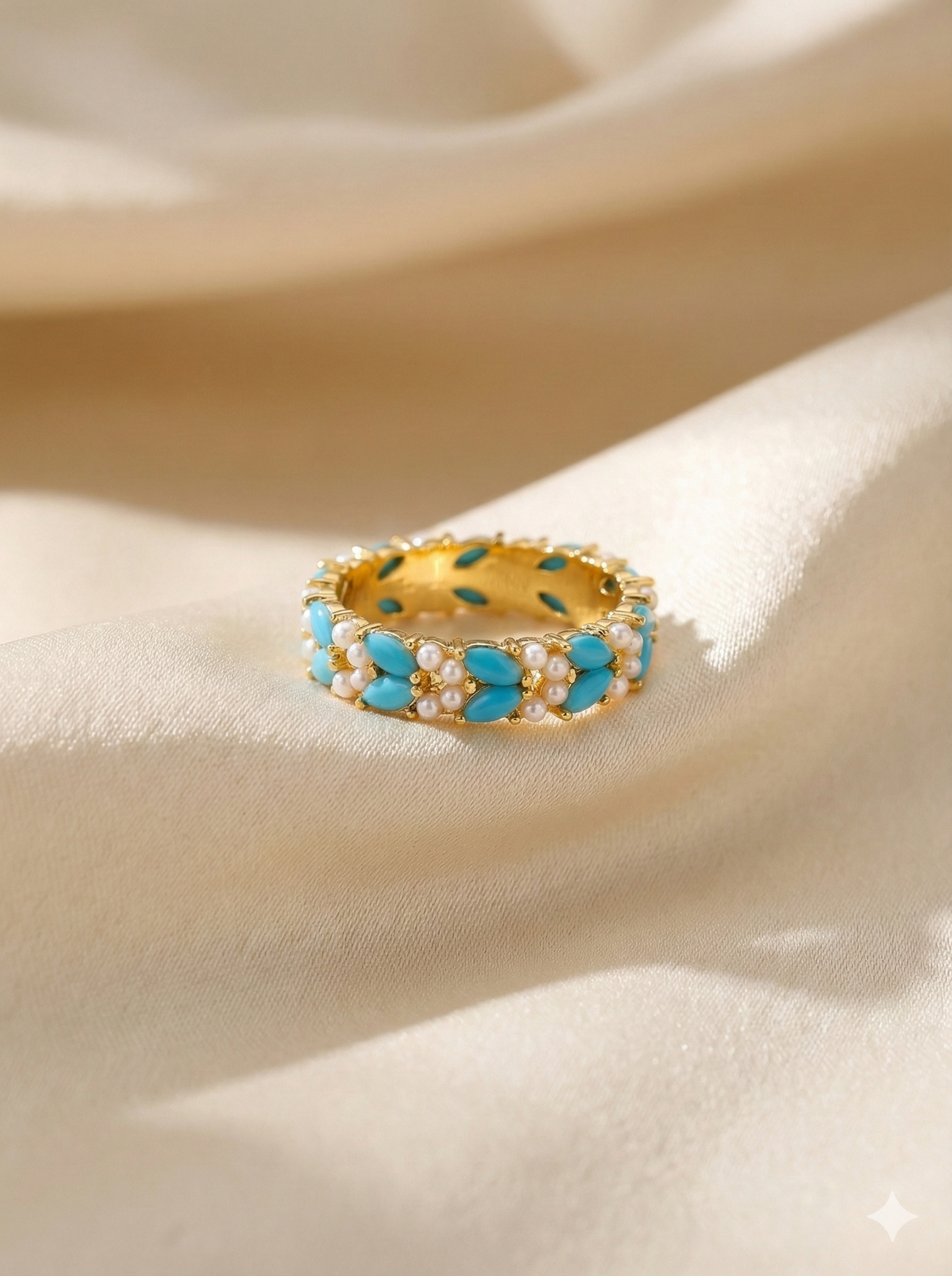 Aqua Garden Rings