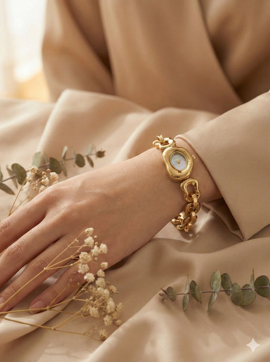 Scottie Loop Series Bracelet Watch (18k Gold Plated)