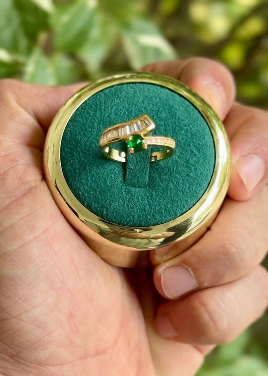 The Emerald Embrace Ring✨(Adjustable)