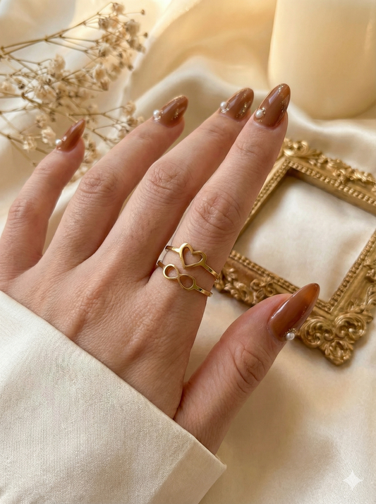Forever Heart Rings