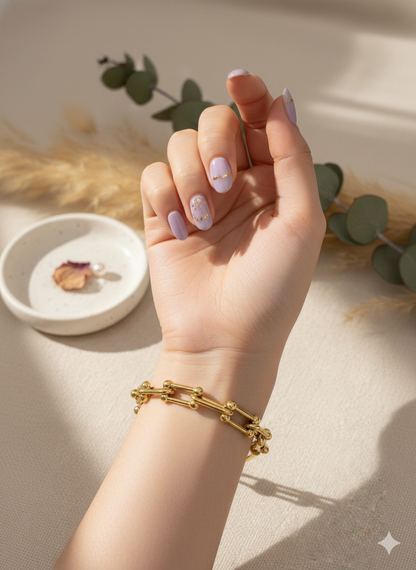 The Gold U-Link Bracelets