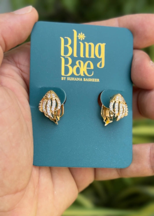 Golden Leaf Luxe Earrings