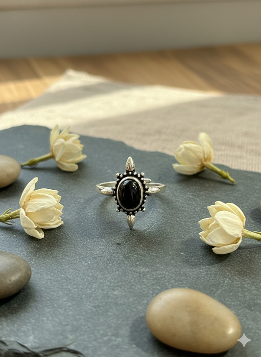 Midnight Aura Sun Rings (Adjustable)