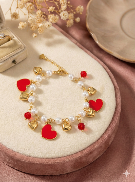 Sweetheart Pearls Bracelets
