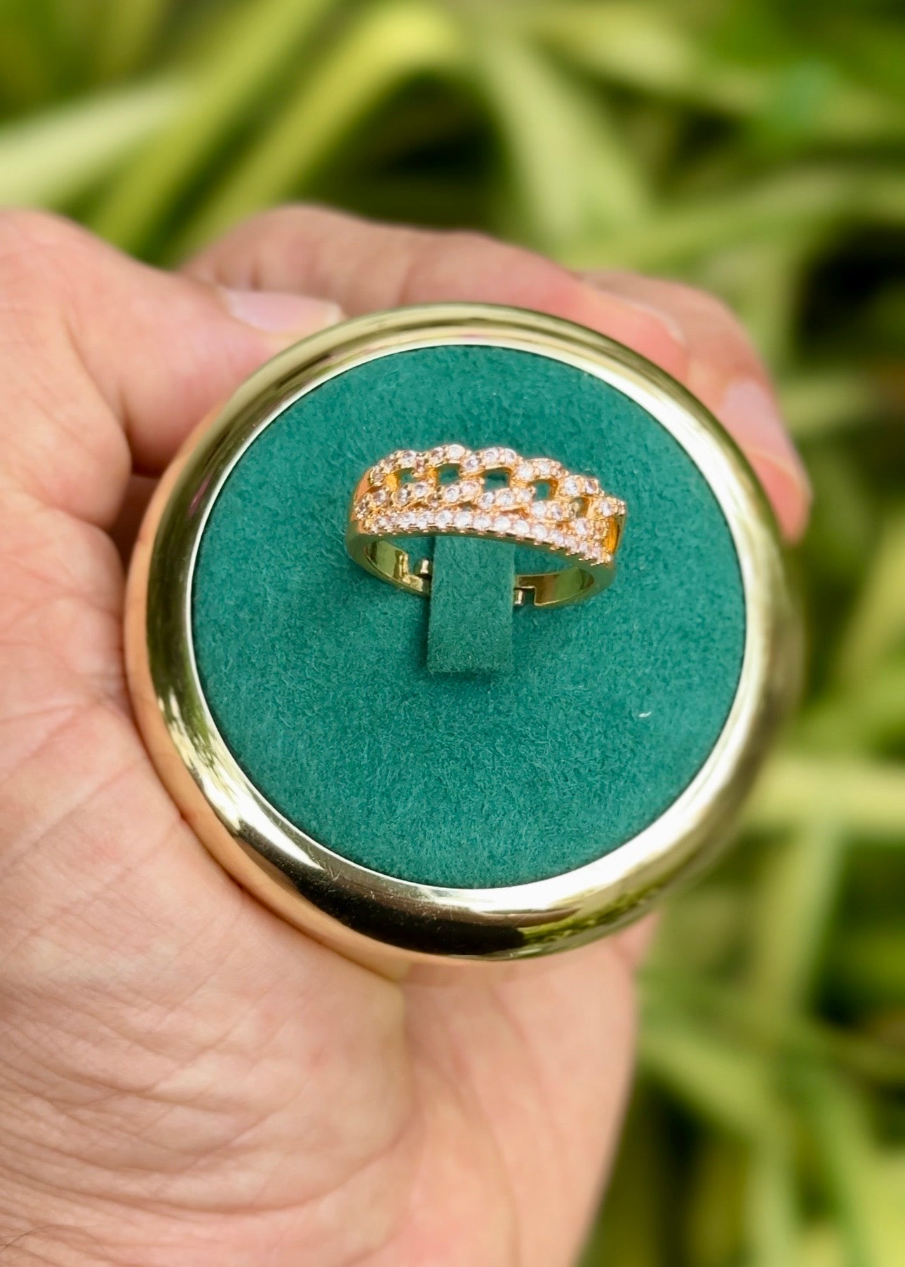 Royal Crown Zircon Band Rings ✨ (Adjustable)